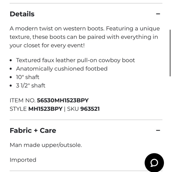 [MIA] Cindy Western Boot in Ivory - Picture 6 of 7